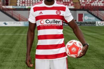 Another nice Adidas design with a safe option for Hamilton. Kept the red and white stripes for tradition with a very nice collar. Sponsor adds to the kit, nice but a little off some of the other kits.