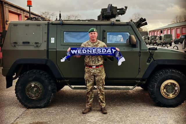 Sheffield Wednesday fan Adam Thompson is hoping to start a new supporter group for those in the armed forces.