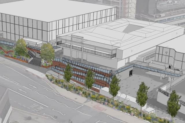 New shipping container plans next to Odeon and O2 Academy. A company has unveiled plans for a new shipping container park that is expected to attract 1 million visitors a year.