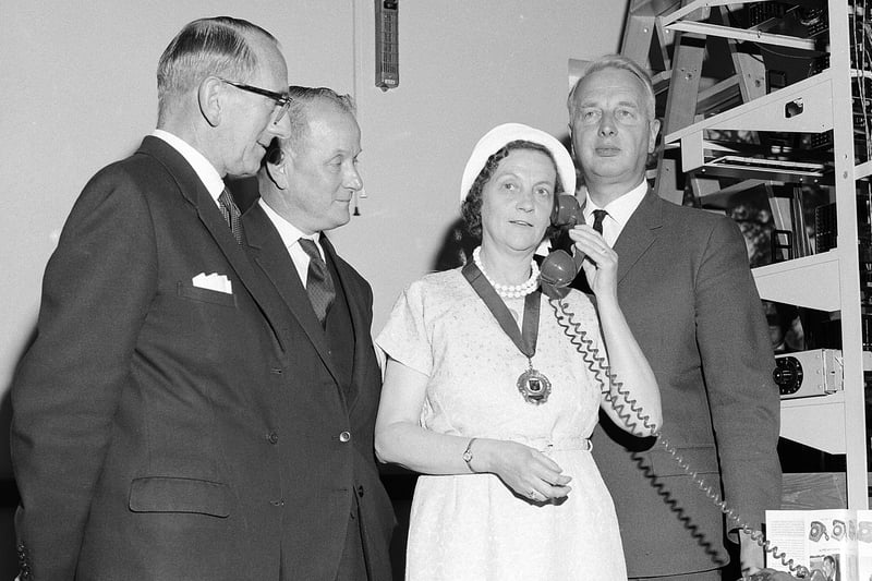 A real blast from the past here, with the Warsop Telephone Exchange opening in 1963.