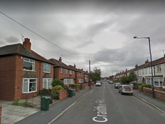 Finally, there were 10 more cases of violence and sexual offences reported near Craithrie Road in May 2020.