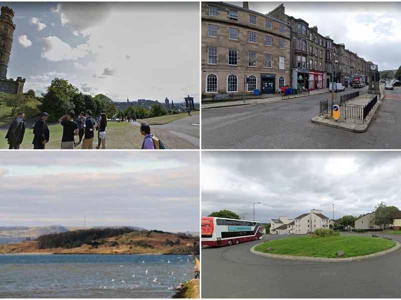 Hillside and Calton Hill, Canonmills and New Town North, Cramond and East Craigs North.