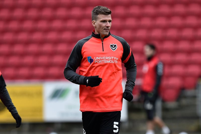 Made his first league outing since September 2019 at Accrington. Interesting to see what happens with his Pompey career now.