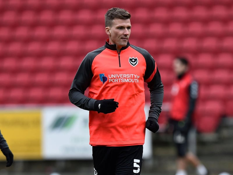 Made his first league outing since September 2019 at Accrington. Interesting to see what happens with his Pompey career now.