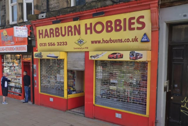 Harburn Hobbies is the longest-established model retailer in Scotland. Specialising in model railway sets, they also provide construction kits, gifts and jigsaws, and are based at 67 Elm Row.