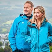 Dan Walker and Helen Skelton star in Channel 5 Dan and Helen’s Pennine Adventure, which visits famous Yorkshire sights in an upcoming episode