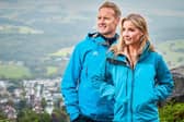 Dan Walker and Helen Skelton star in Channel 5 Dan and Helen’s Pennine Adventure, which visits famous Yorkshire sights in an upcoming episode