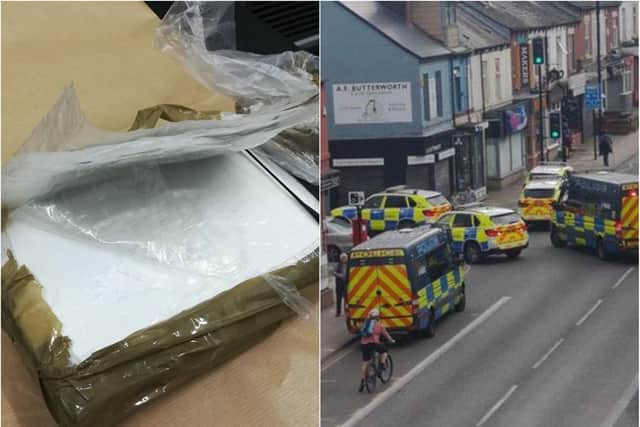 Drugs were found after police raids on Abbeydale Road in Sheffield