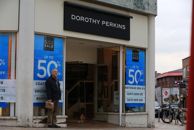 Dorothy Perkins on The Moor in Sheffield. Picture: Chris Etchells