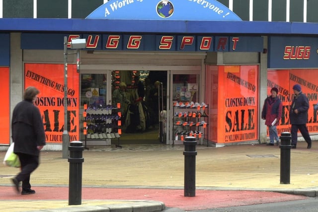 Sugg Sport in Pinstone Street was the biggest sports shop in Sheffield city centre, and where many people bought their Blades and Owls kits.
