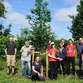 This tree planted at Carter Knowle Park marks the start of a £183,000 community planting project in Sheffield.