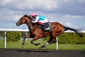 Frankie Dettori riding Enable at Kempton Park last month. Photo by Alan Crowhurst/Getty Images