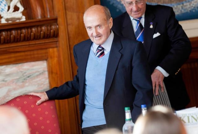 Rangers' 'Penalty King' was a high scoring forward and never missed once from the spot. He received an MBE for his role in the community in Prestwick, Ayrshire. Hubbard died two years ago aged 87.