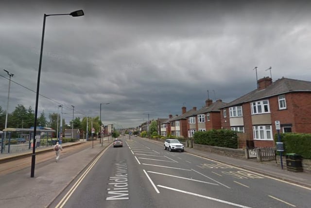 There were another 14 cases of violence and sexual offences reported near Middlewood Road in May 2020.