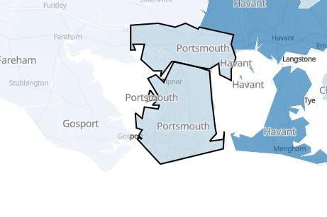 The ONS figures from between April 2019 and March 2020 show that Portsmouth had a happiness rating of 7.6 out of 10.