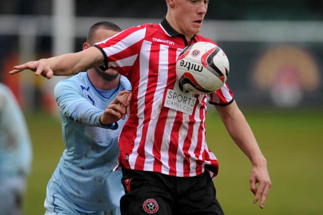 Joe Ironside in his Sheffield United days - Pic : Martyn Harrison / BLADES SPORTS PHOTOGRAPHY