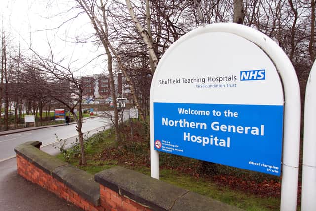 Northern General Hospital, Sheffield. Sheffield has seen thousands of hospital admissions as a result of alcohol, figures reveal