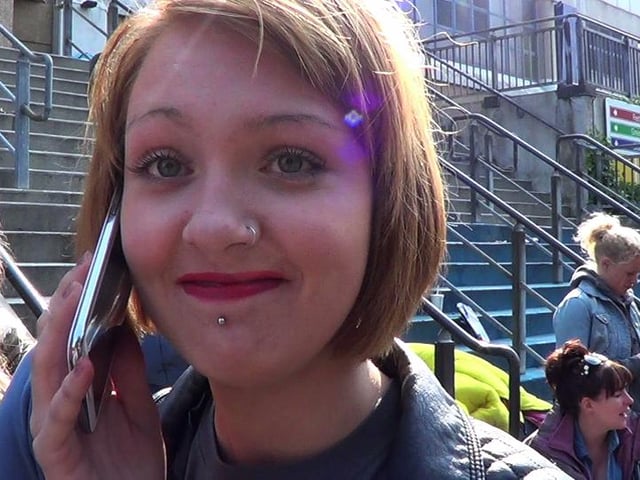 Artic Monkeys fan Simone Berry, 17, of Hoyland, in queue for tickets at Sheffield Motorpoint Arena in 2013