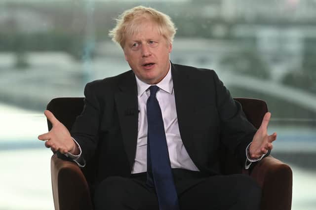 Prime minister Boris Johnson, appearing on the BBC1 current affairs programme, The Andrew Marr Show.