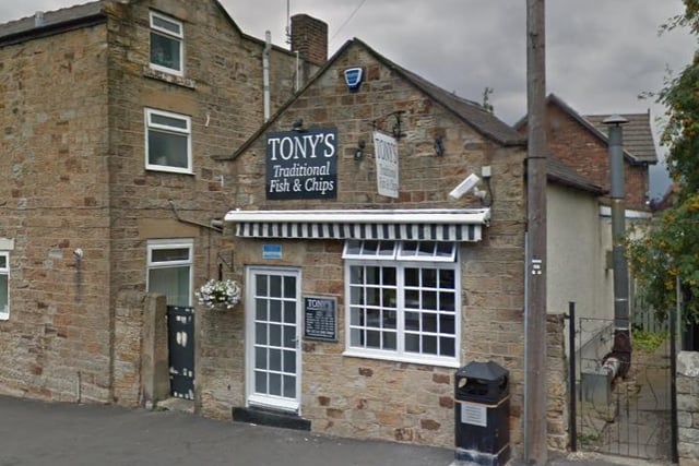 Tony's have been voted the best fish and chips restaurant in Sheffield by our readers. You can find them at 23 Chapel St, Mosborough, Sheffield, S20 5BT.