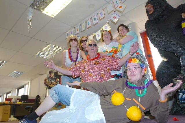Staff at Respondez were in the picture for a charity event 13 years ago. Can anyone remember what they were fundraising for?