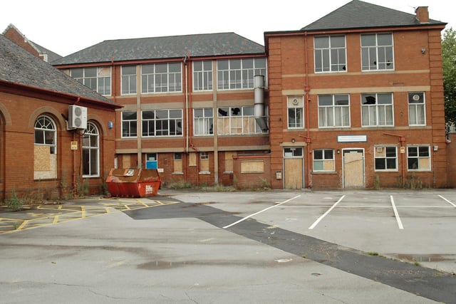 Doncaster College Waterdale site. Vandalised and ready for demolition