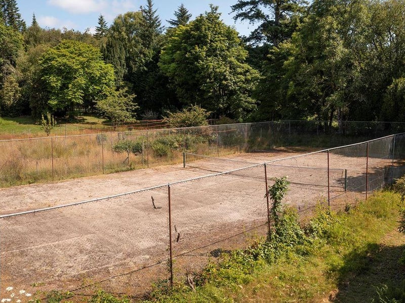 Tennis court.