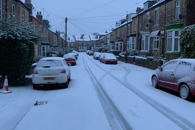 Snow in Sheffield