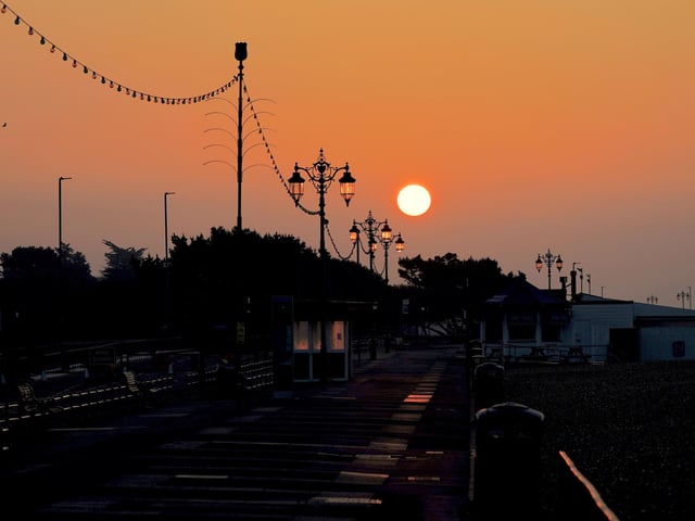 Sunrise over Southsea captured during a morning walk