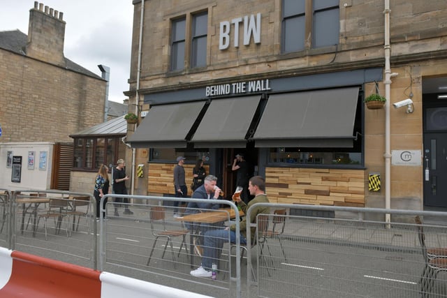 Behind the Wall, Melville Street, Falkirk.  Offering 50 per cent off food, up to £10 per diner, on a Monday, Tuesday, Wednesday and Thursday, until September 17, 2020.  Diners should quote the code *EOHO* to claim the discount.
