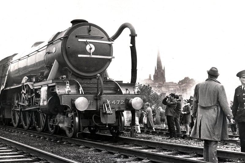 The Flying Scot at Chesterfield Station in 1968