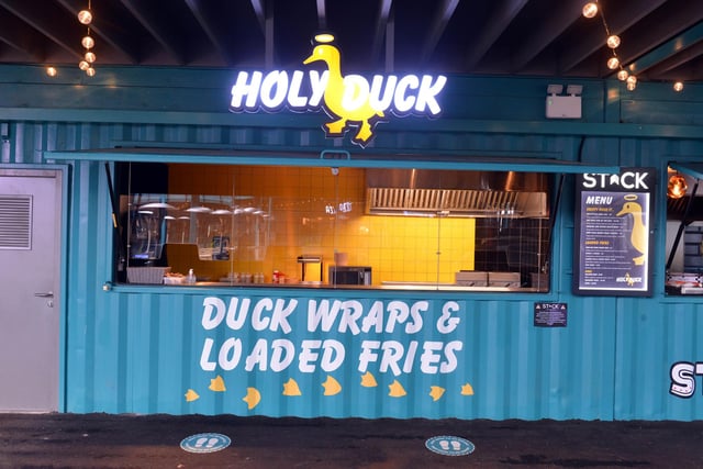 Expect some sinfully good food at Holy Duck. Signature duck loaded fries are £7, while bacon and cheese fries are £5. Meanwhile, loaded chilli cheese fries are £5.50.
