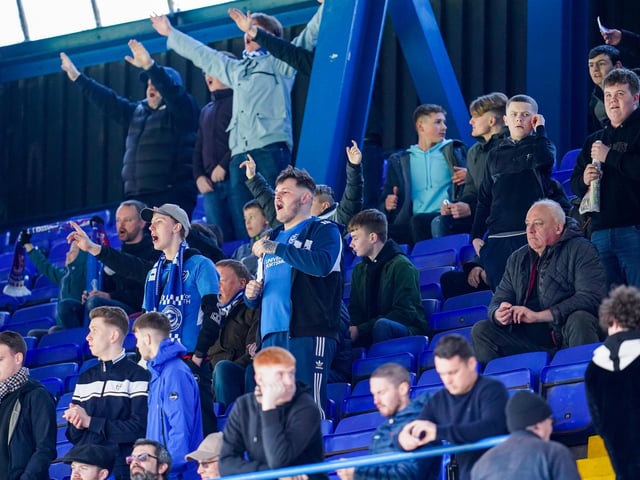These Pompey fans make their presence felt before kick-off