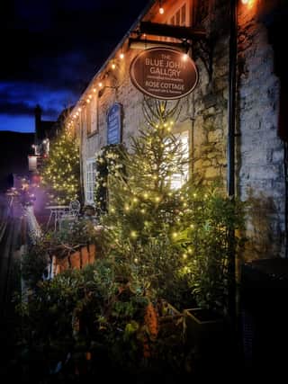 Christmas lights at Castleton taken by Helen Toulson