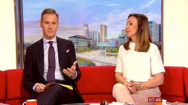 A job advert has been posted by the BBC to replace Sheffield's Dan Walker on BBC Breakfast. Image by BBC Breakfast.