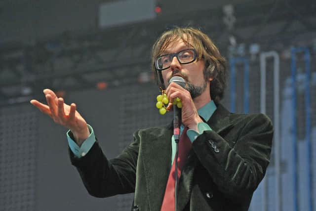 Pulp performing on the Main Stage at the Isle of Wight Festival on Saturday, June 11, 2011.