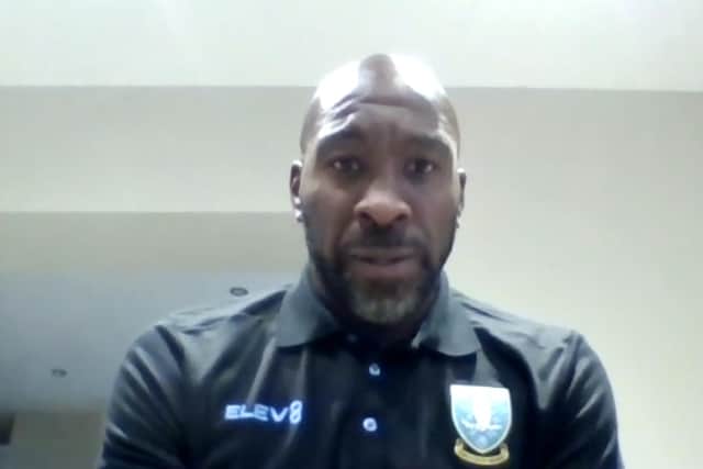 Sheffield Wednesday's Darren Moore spoke to the media from his home today.