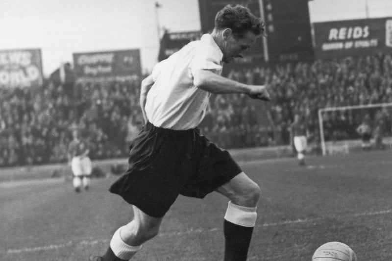 North End's best ever. Sir Tom's only club was his hometown one. He made 76 appearances for England and scored 30 goals. Scored 214 in a PNE shirt. An icon of the football club and also the city.