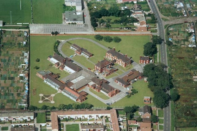 Brierton Hospital in Brierton Lane may be demolished now but many people will remember it. Do you? Also pictured is West Hartlepool Rugby Club in the top left of the image. Photo: Hartlepool Library Service.