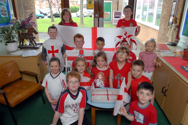 St Oswald's RC Primary School students decided to mark the big day in style with cake in 2007. Does this bring back great memories?