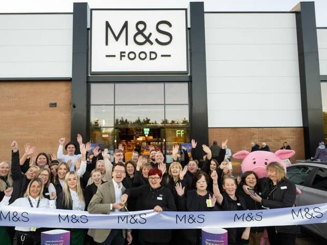 The M&S Barnsley team gathered at the store entrance at 9am with Store Manager, Graham Whitfield, joined by guest of honour, Percy Pig, to cut the ribbon and declare the store officially open.