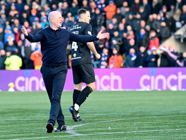 Livingston boss David Martindale hit out at Rangers fans, branding them doughballs for throwing snowballs at goalkeeper Max Stryjek. The incident saw the start of the second half delayed. Martindale said: “I just don’t understand it. You could maybe see it if your team is getting beat and there is a bit of frustration there.” (Various)