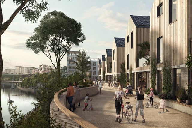 The masterplan includes 1,000 sustainable homes to rent and buy for 2,500 people in four new riverside neighbourhoods. Cllr Miiler said: "The masterplan will create a spectacular city centre destination – a place to live, work and play."