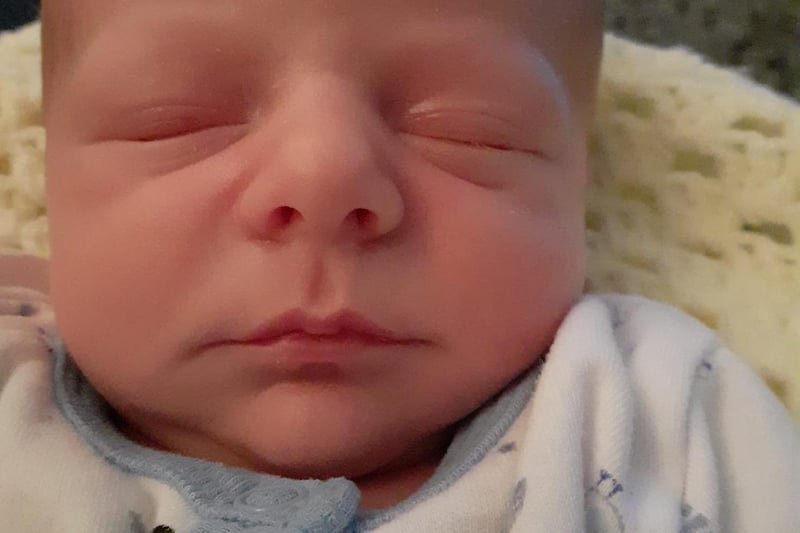 Lynn Fairbairn said: "My gorgeous grandson Oscar Duguid born on 22 January 2021."