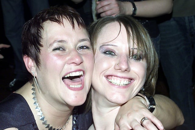 Big smiles on the dancefloor in 2004