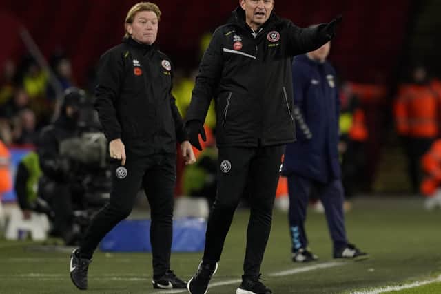 Sheffield United manager Paul Heckingbottom has little time to prepare for his team's visit to Blackpool: Andrew Yates / Sportimage