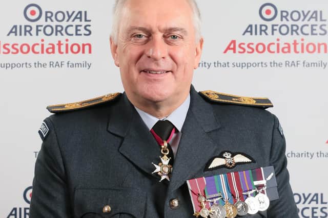 Air Marshal Sir Baz North, President of the RAF Association.