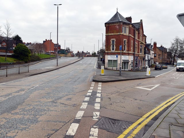 6th January 2021 - and unusually quiet view of this busy road
