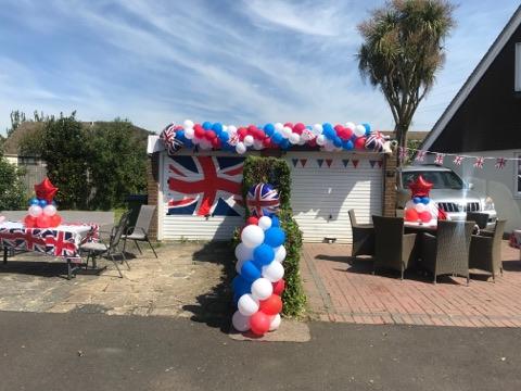 There were amazing decorations on display in Cams Bay Close in Fareham for VE Day.