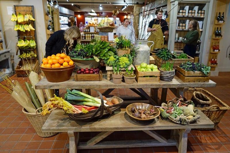 The Peak Sightseer Red route also stops at Pilsley, where you can visit the Chatsworth Farm Shop - one of the most popular farm shops/delis in the country